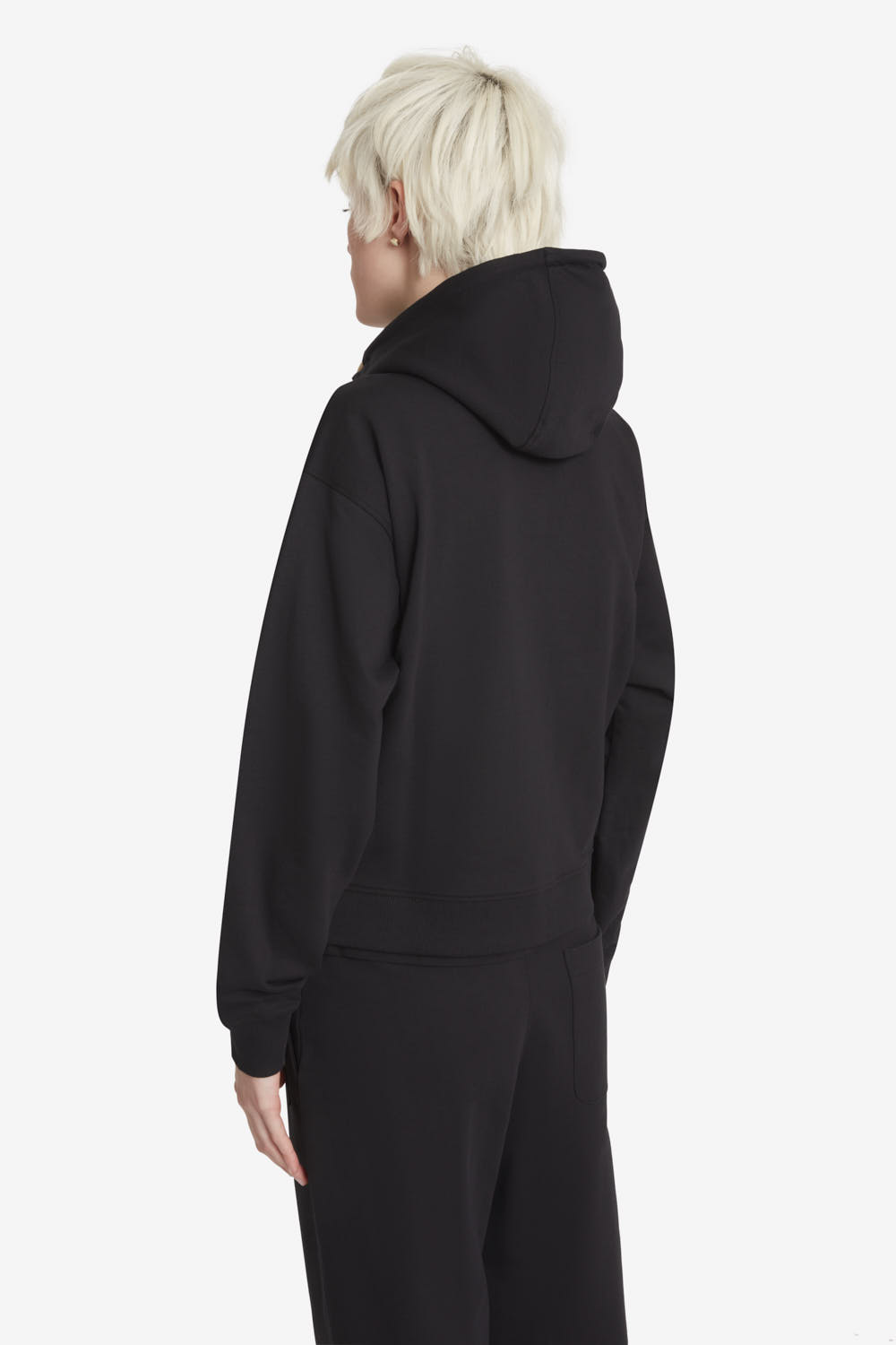 ciesse-outdoor-natalie-damen-hoodie-schwarz-mit-zip-baumwolle image 4