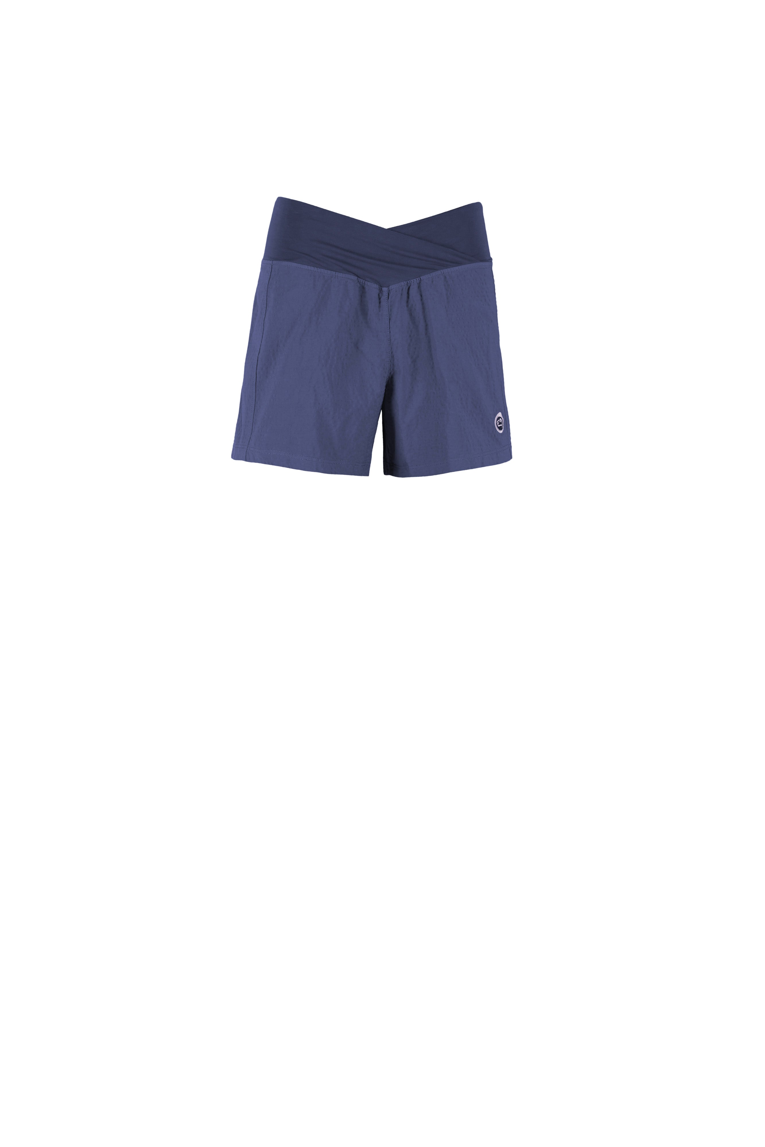 e9-priscilla-shorts-damen-slate-bio-baumwolle-stickerei image 5