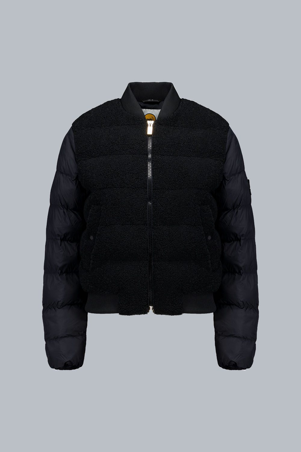 ciesse-edna-bomberjacke-schwarz-teddy-hybrid-winter image 2