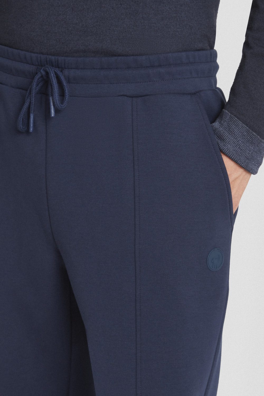 ciesse-pantaloni-hose-blau-mit-kordelzug-baumwolle image 3