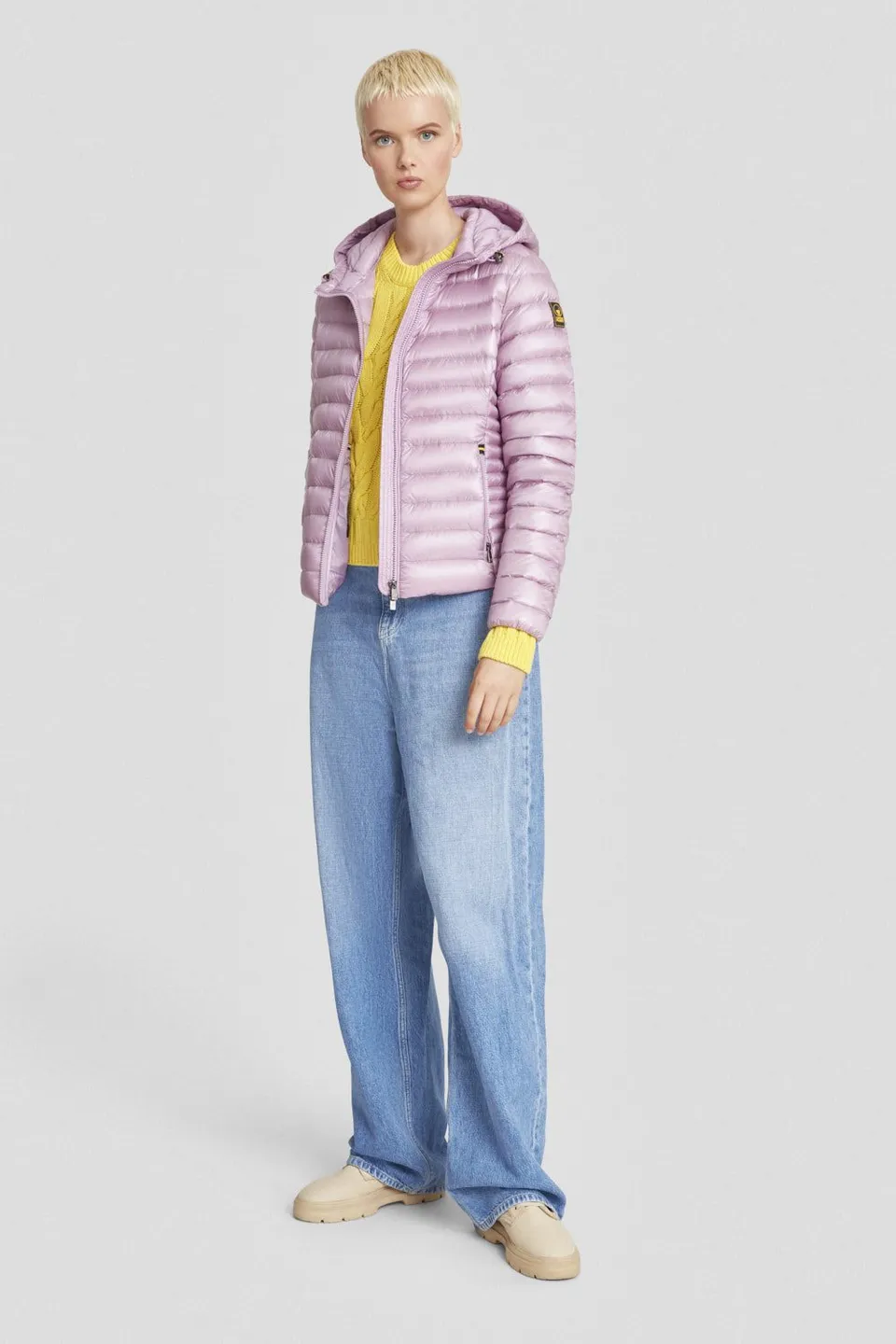 ciesse-piumini-daunenjacke-lila-mit-kapuze-leicht-800-fill image 1