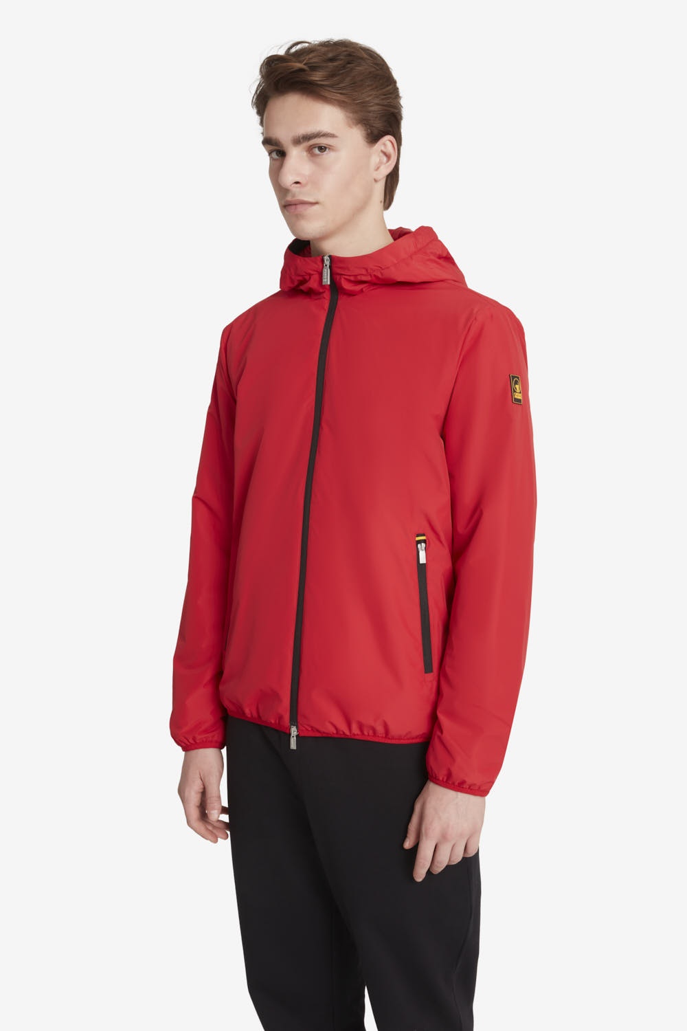 ciesse-outdoor-casper-herren-jacke-rot-kapuze-dwr-leicht image 2