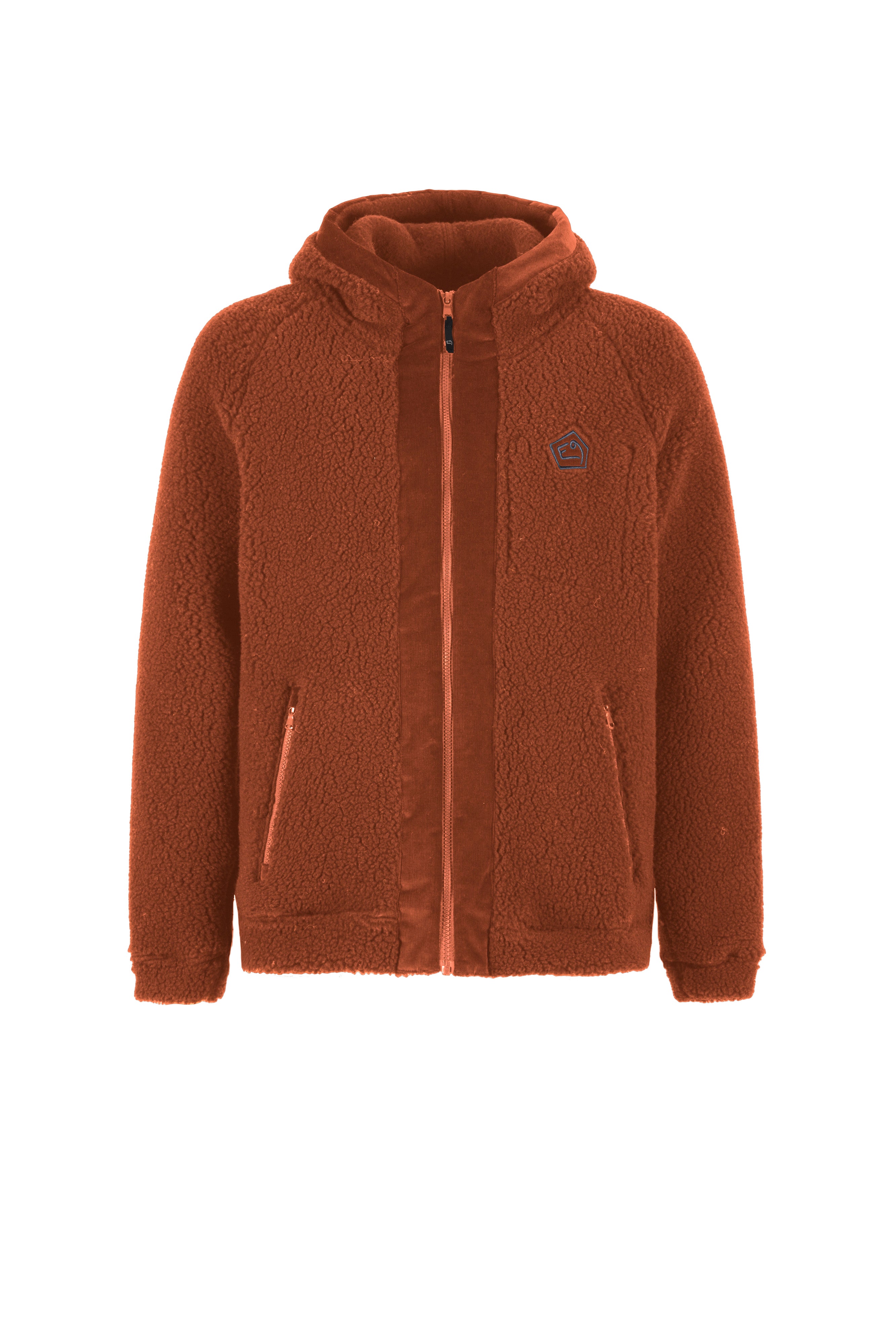 e9-siavio-fleecejacke-black-gr-e-m-mit-kapuze-wolle image 6