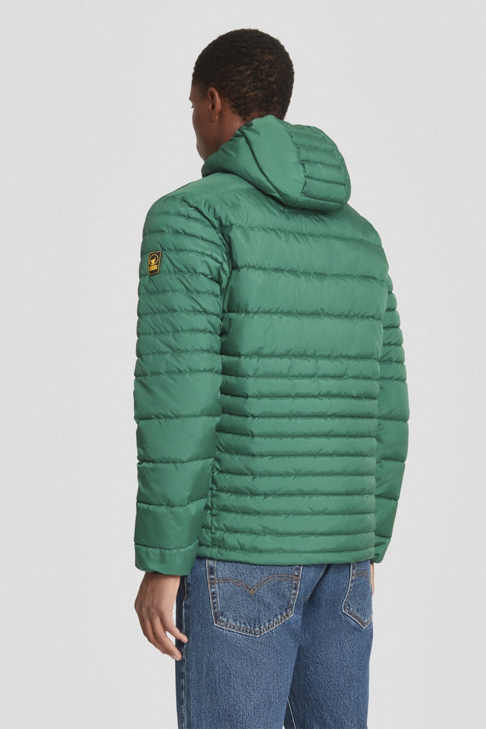 ciesse-piumini-daunenjacke-gr-n-mit-kapuze-polyester-dwr image 4