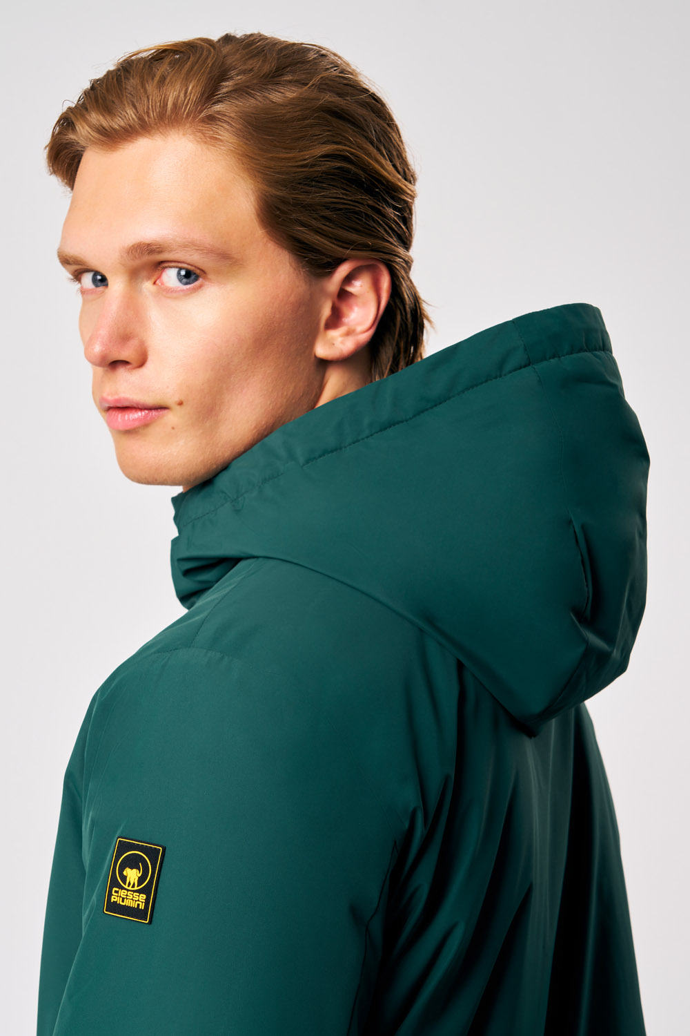 ciesse-peter-winterjacke-gr-n-mit-kapuze-gef-ttert image 4