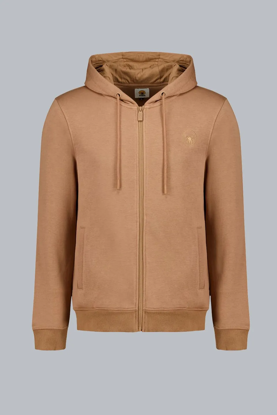 ciesse-outdoor-hazy-2-0-hoodie-braun-full-zip-kapuze image 1