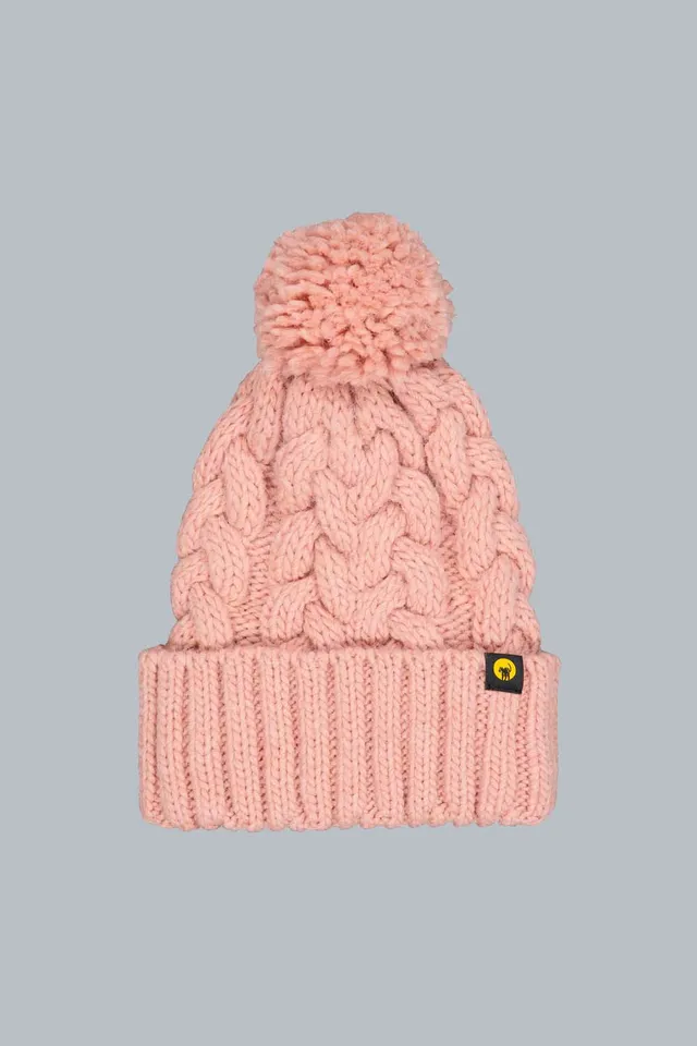 ciesse-outdoor-scilly-zopfmutze-rosa-mit-bommel image 1