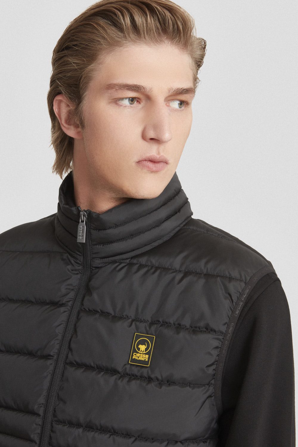 ciesse-steppweste-herren-schwarz-recycelt-regular image 3