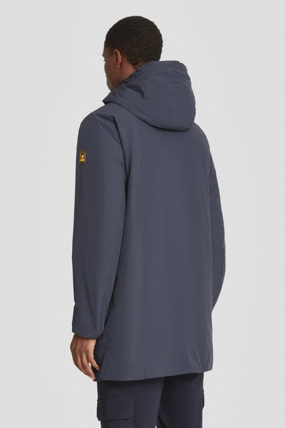 ciesse-outdoor-winterjacke-lang-blau-kapuze-dwr image 3