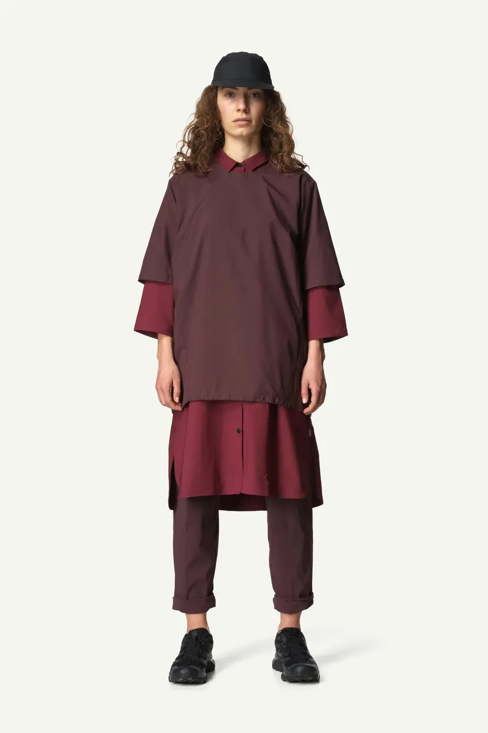 houdini-cover-weather-tee-t-shirt-red-illusion-winddicht image 1