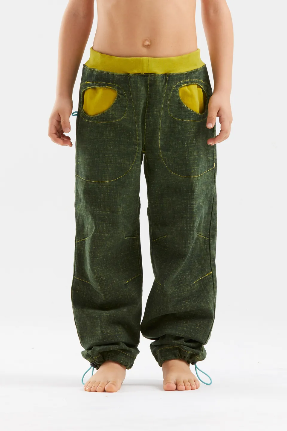 e9-brc-kinder-kletterhose-lemon-bio-baumwolle-bedruckt image 1