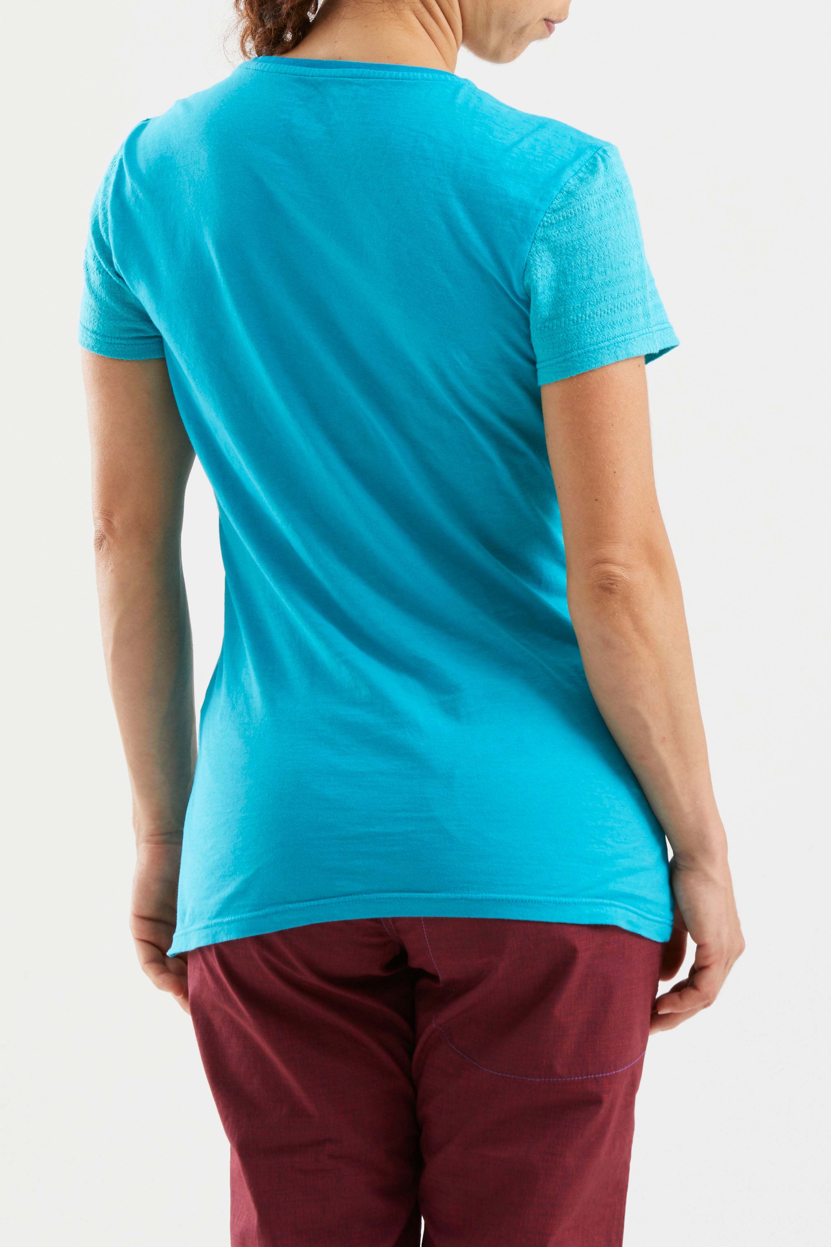 e9-dafne-t-shirt-ocean-blue-bio-baumwolle-slim image 3