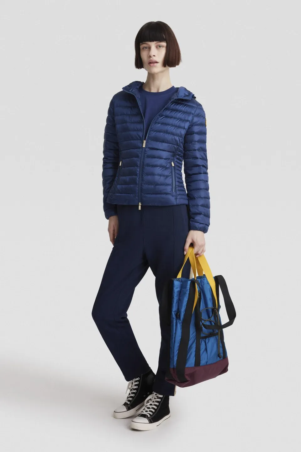 ciesse-outdoor-piumini-daunenjacke-blau-mit-kapuze-leicht image 1