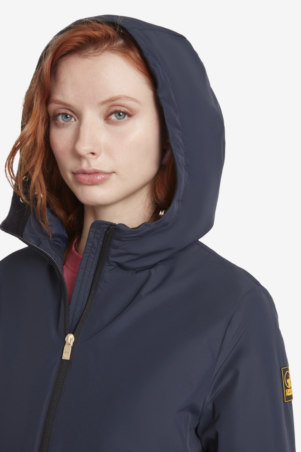 ciesse-liana-bergangsjacke-dunkelblau-damen-kapuze-dwr image 4
