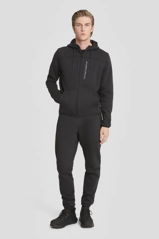 ciesse-hoodie-schwarz-herren-mit-kapuze-brusttasche image 1