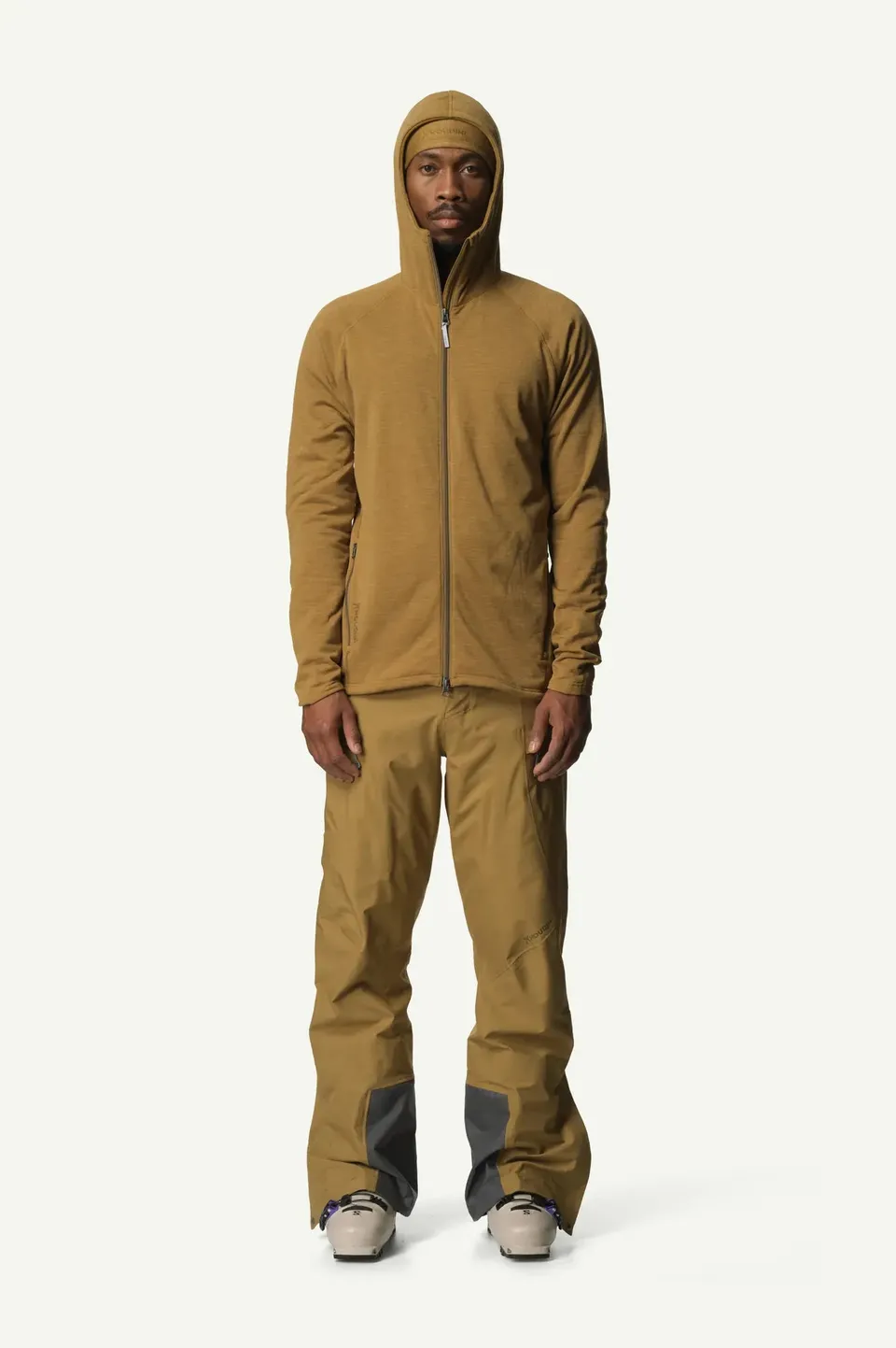 houdini-outright-houdi-fleecejacke-herren-greenish-gold-atmungsaktiv image 1