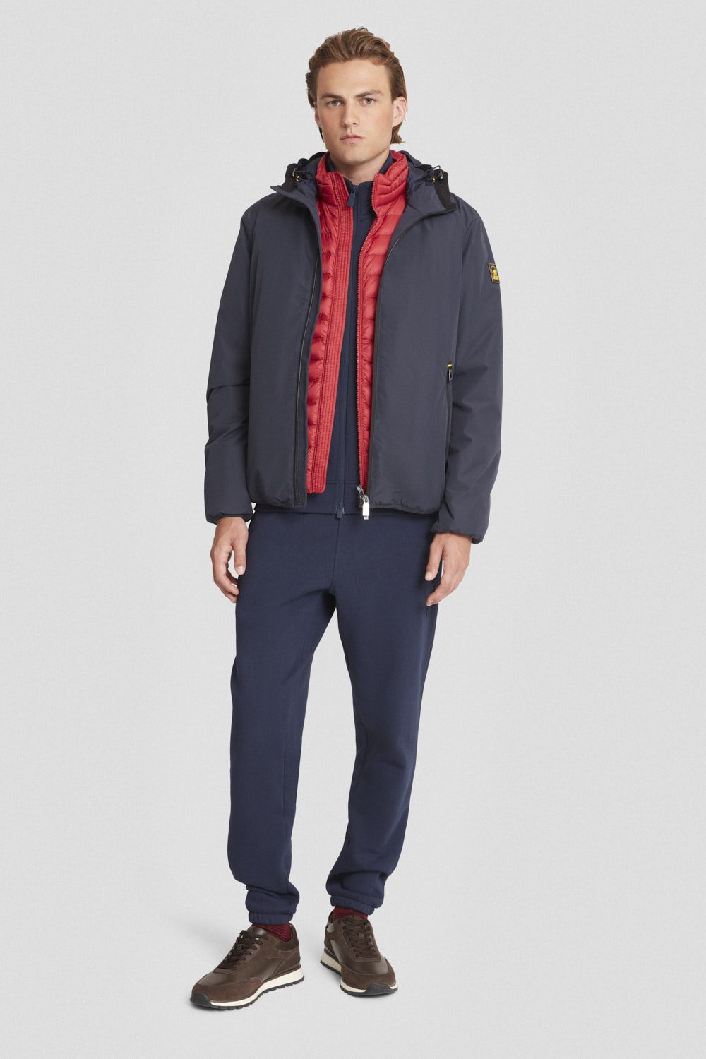 ciesse-giacche-invernali-winterjacke-blau-mit-kapuze image 1