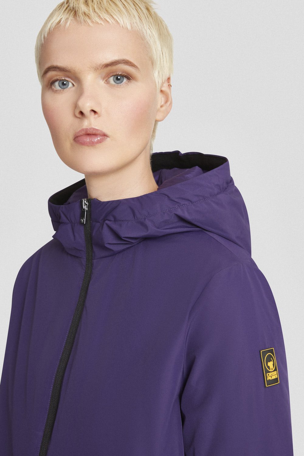 ciesse-winterjacke-steppjacke-lila-kapuze-polyester-dwr image 3