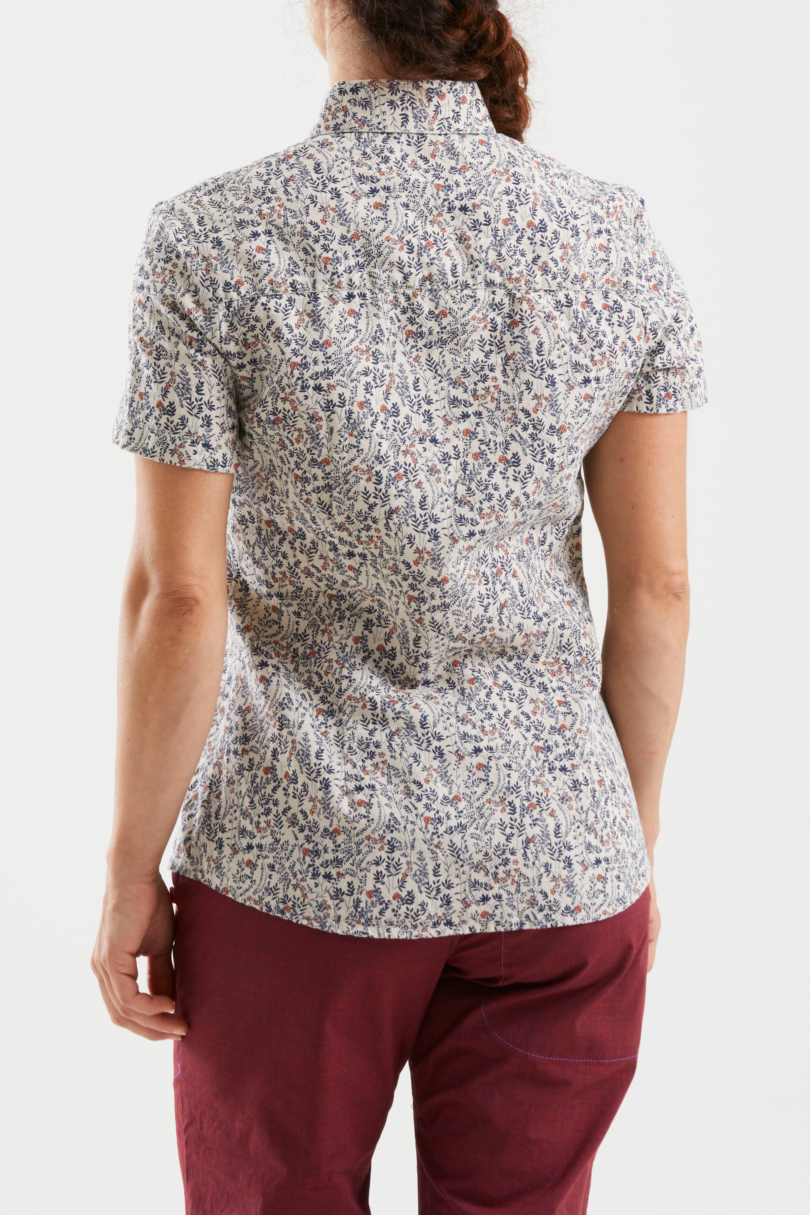 e9-eden-hemd-damen-flower-navy-leinen-regular-fit image 3