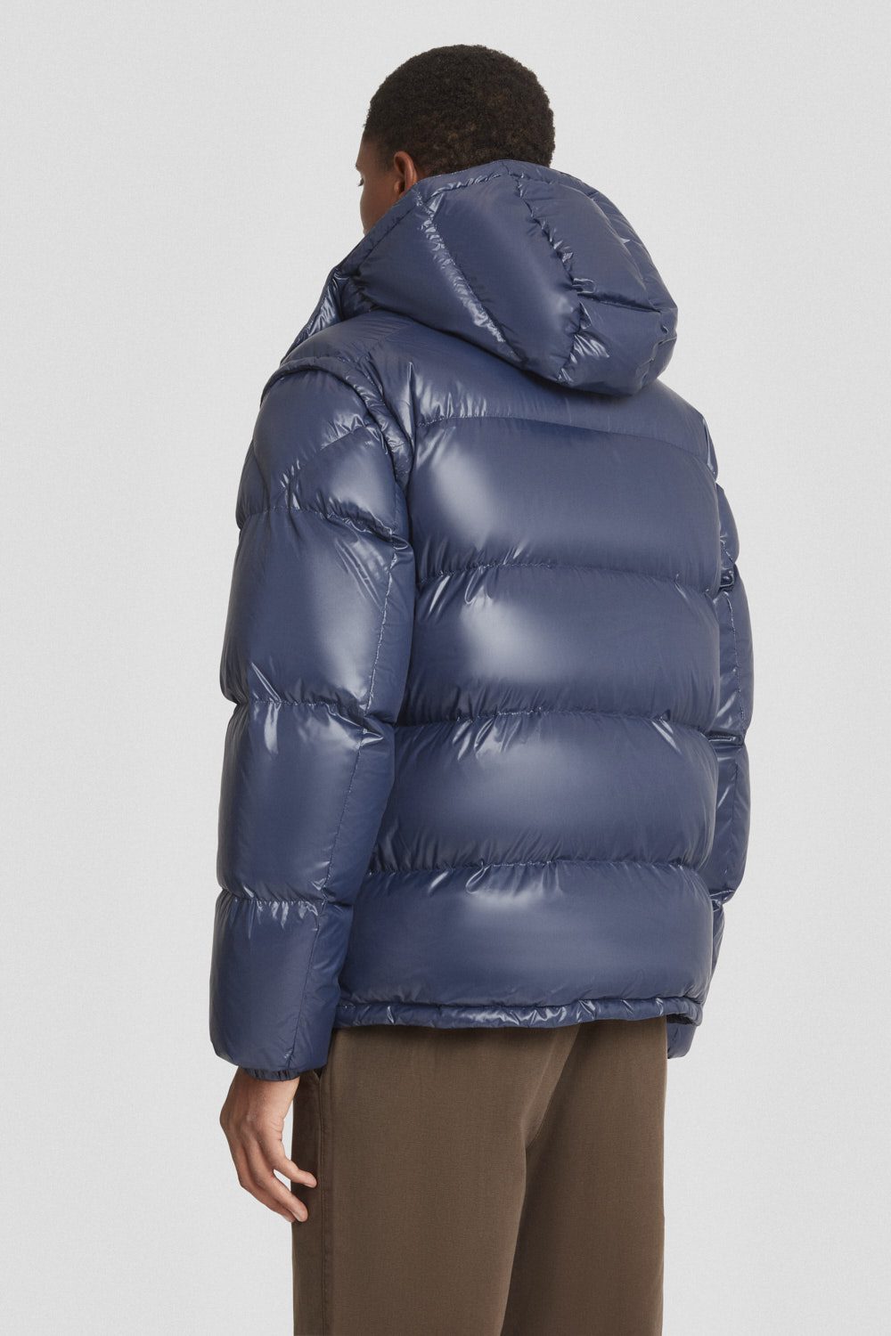 ciesse-outdoor-piumini-daunenjacke-blau-kapuze-rmel-abnehmbar image 4