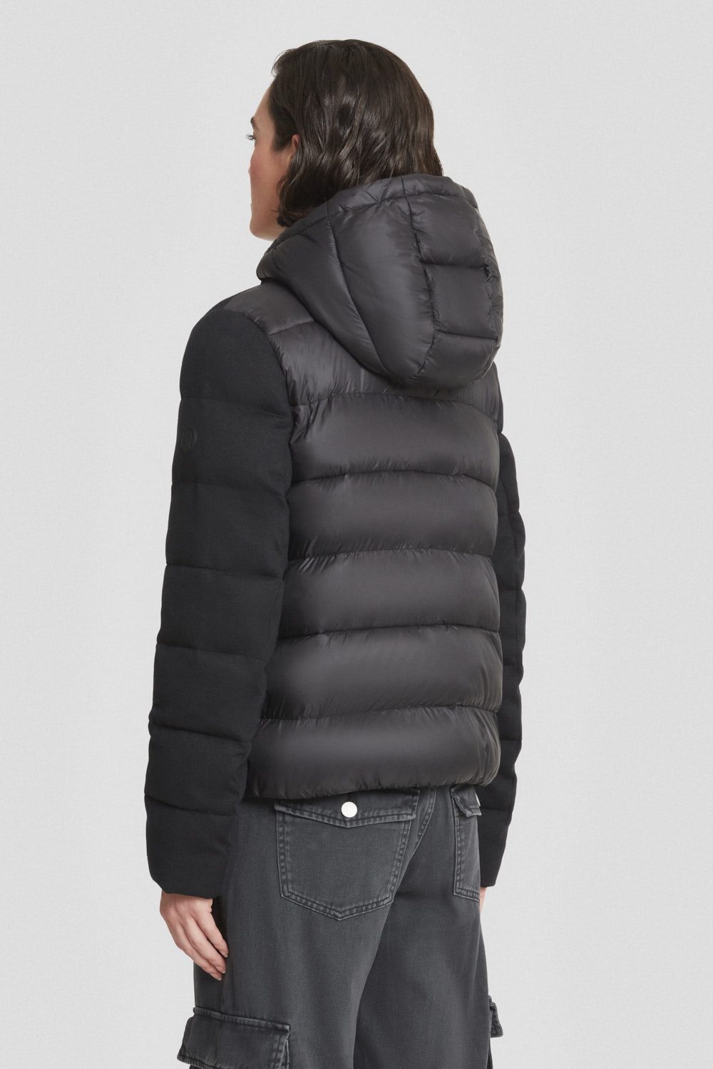 ciesse-outdoor-nylonjacke-schwarz-mit-kapuze-leicht-gef-ttert image 4