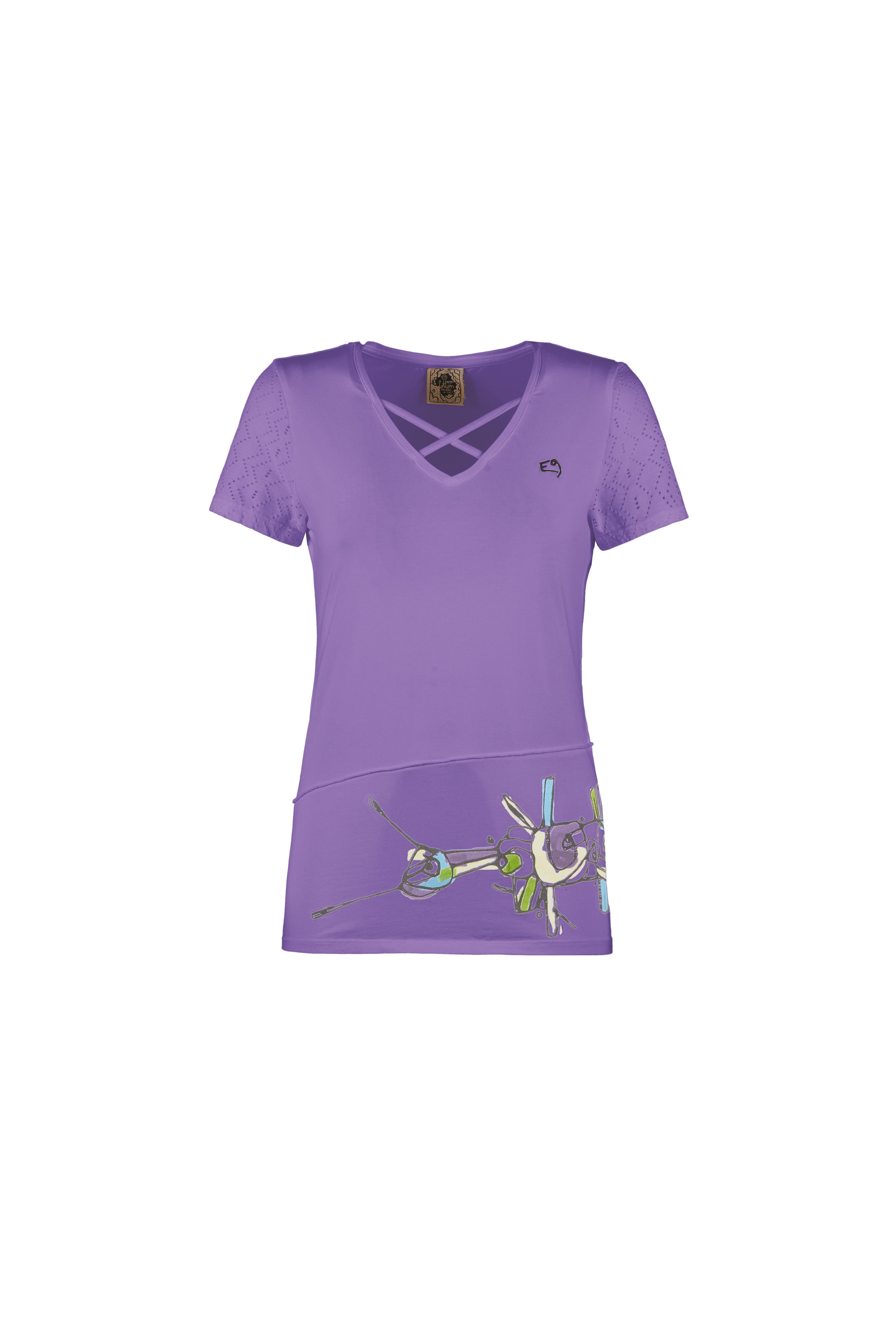 e9-isa-t-shirt-mimosa-bio-baumwolle-slim-fit image 6