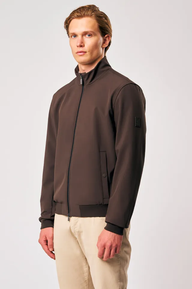 ciesse-outdoor-lupin-bikerjacke-herren-braun-softshell-5k image 1