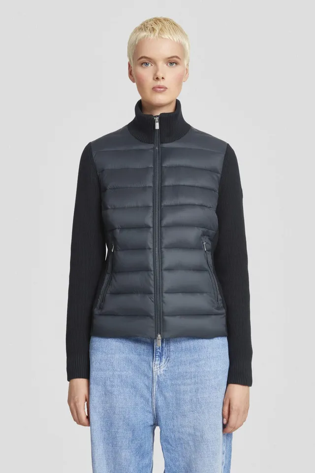 ciesse-outdoor-giacche-leggere-jacke-blau-mit-strick-rmeln image 1