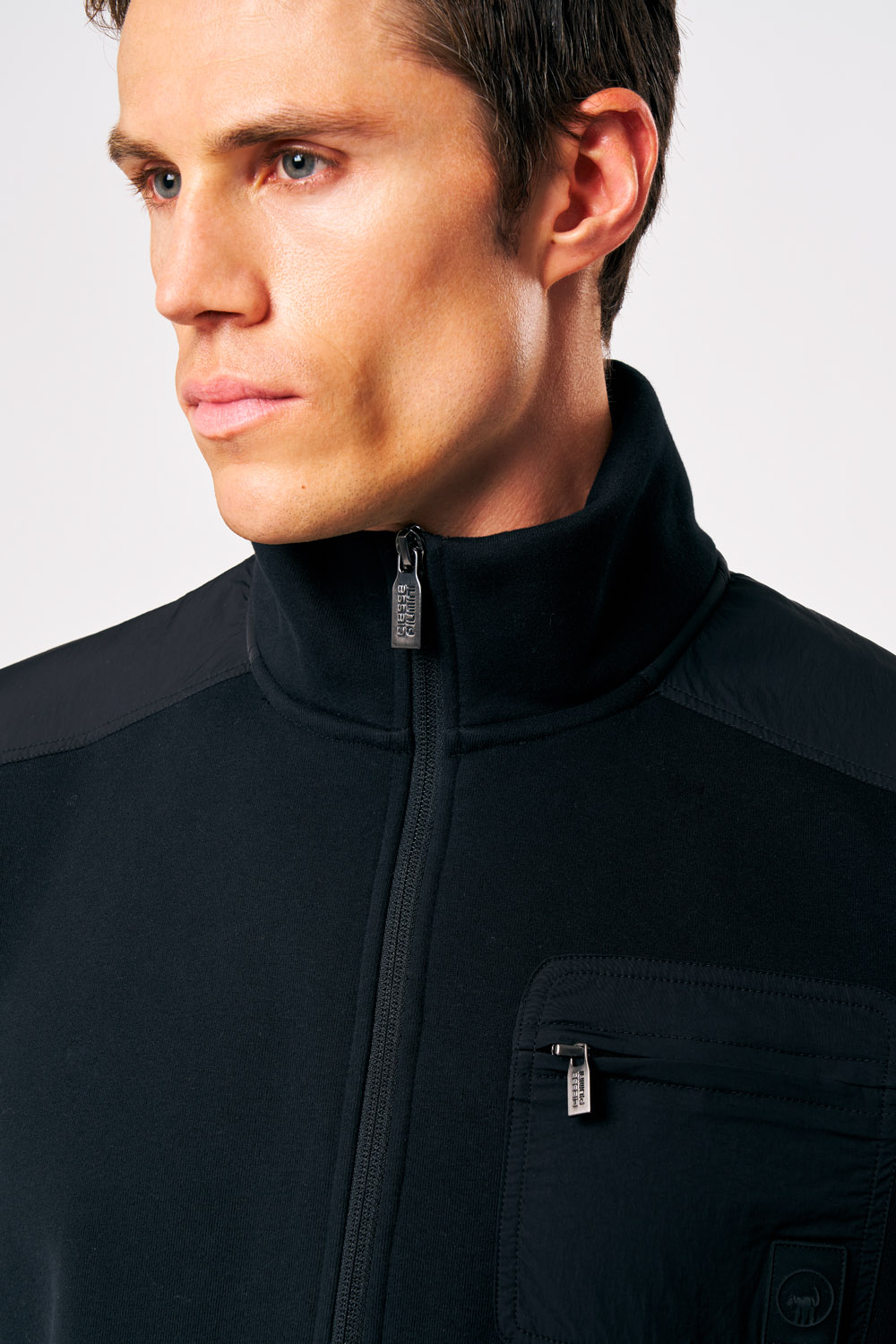 ciesse-outdoor-ziad-sweatjacke-herren-schwarz-full-zip image 4