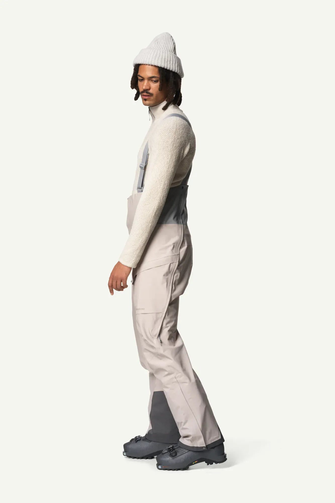 houdini-m-s-rollercoaster-bib-pants-skihose-sandstorm-stretch image 2