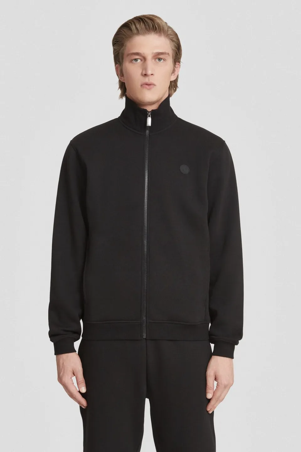 ciesse-felpe-sweatjacke-schwarz-baumwolle-zip image 1