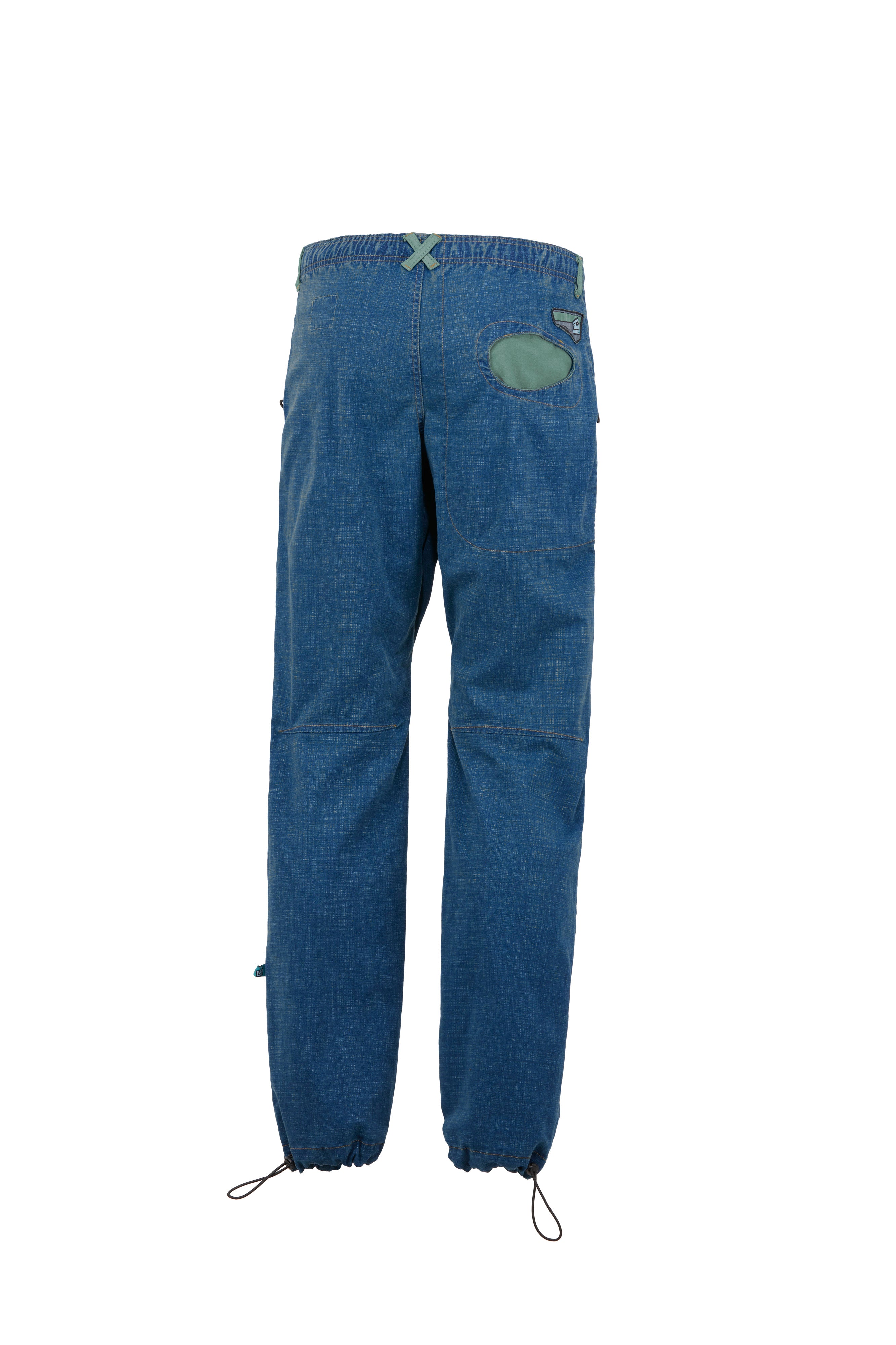 e9-rondo-x2-kletterhose-turquoise-bio-baumwolle image 8