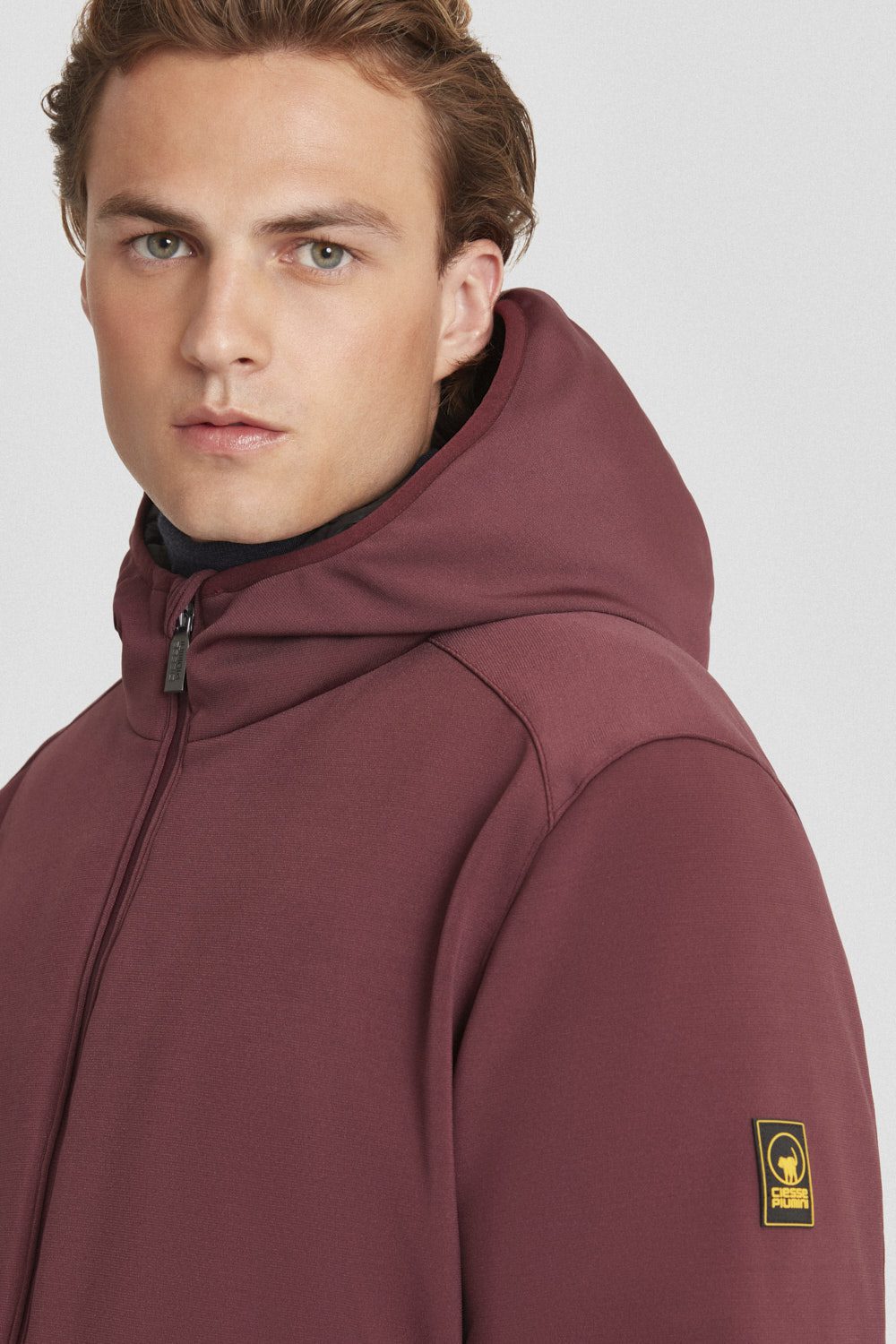 ciesse-softshelljacke-lang-mahagoni-braun-herren image 3