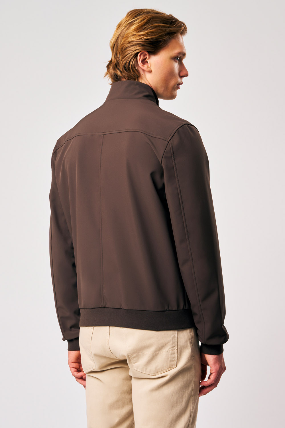 ciesse-outdoor-lupin-bikerjacke-herren-braun-softshell-5k image 5