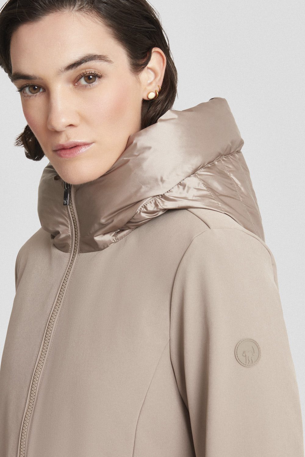 ciesse-giacche-invernali-winterjacke-beige-daunen-80-20 image 4