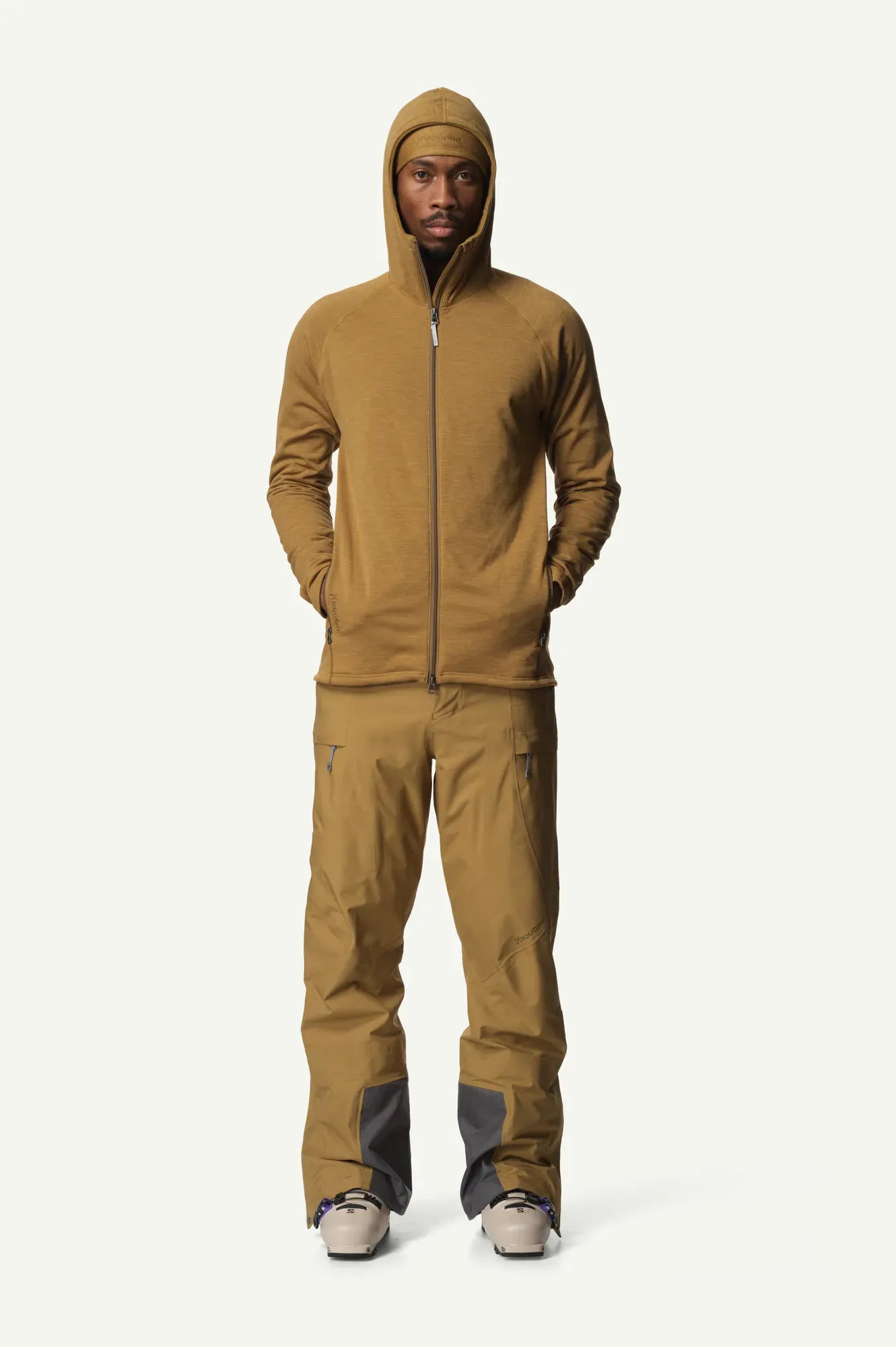 houdini-outright-houdi-fleecejacke-herren-greenish-gold-atmungsaktiv image 2