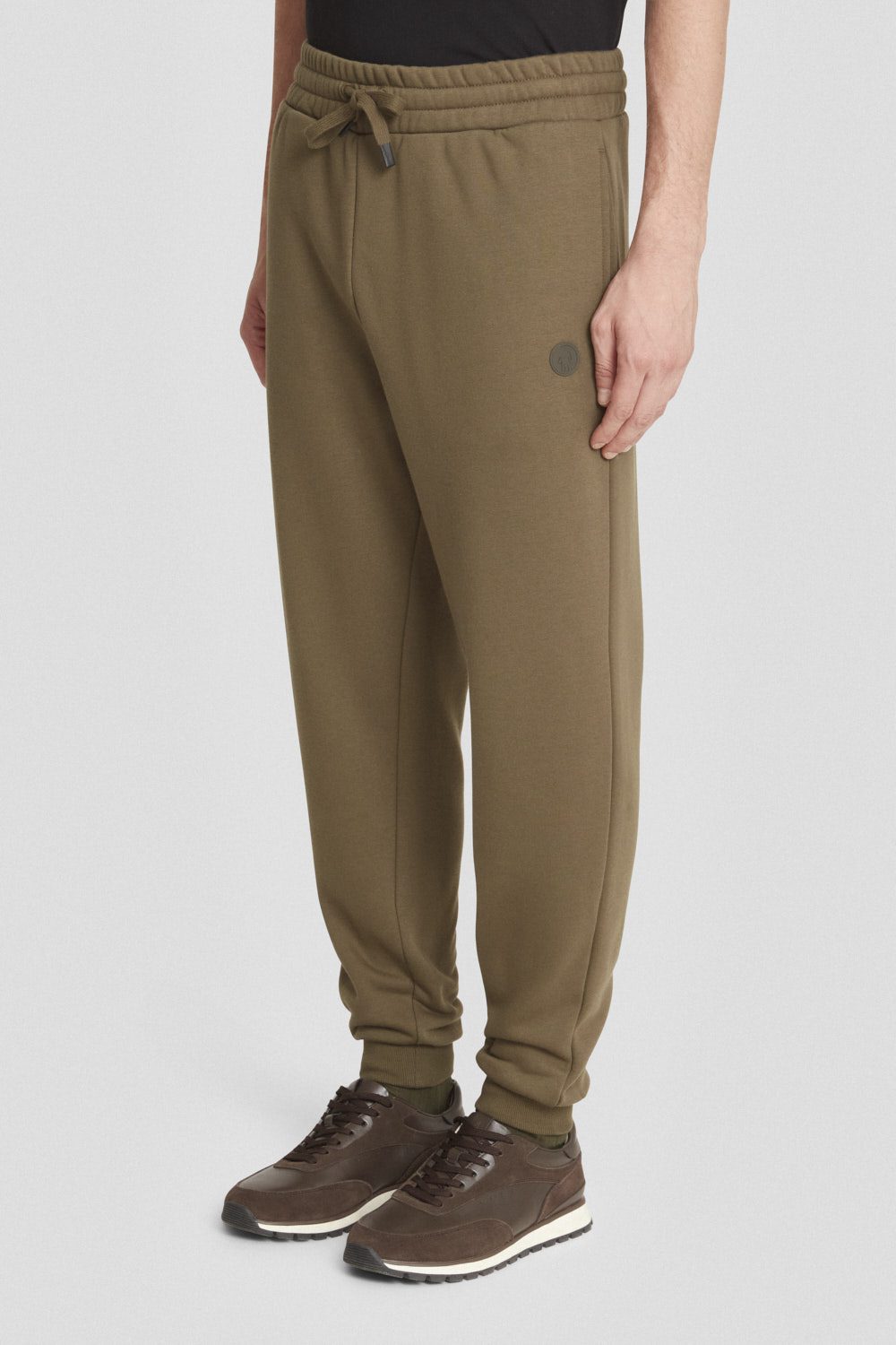 ciesse-pantaloni-jogginghose-oliv-baumwolle-kordelzug image 2
