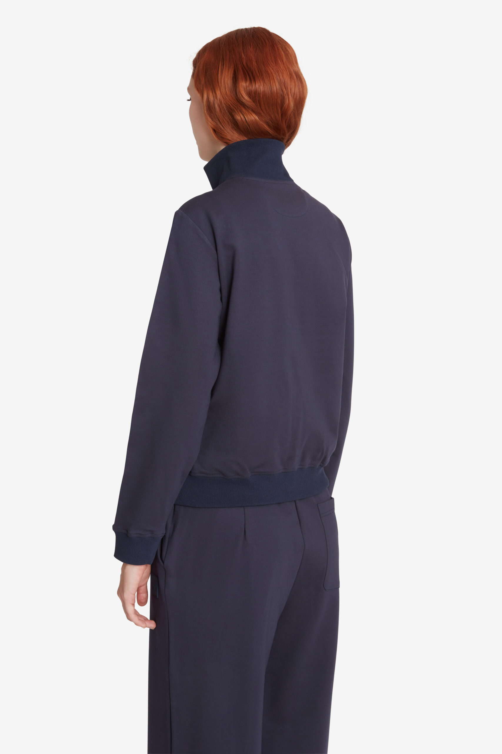 ciesse-outdoor-kabru-sweatshirt-dunkelblau-stehkragen-damen image 4