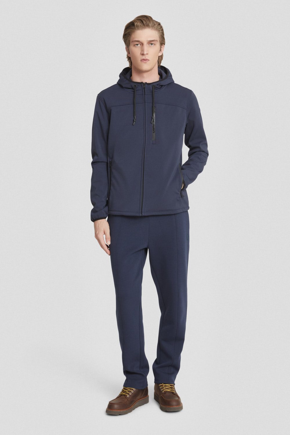 ciesse-outdoor-felpa-kapuzenjacke-herren-blau-polyester-zip image 2