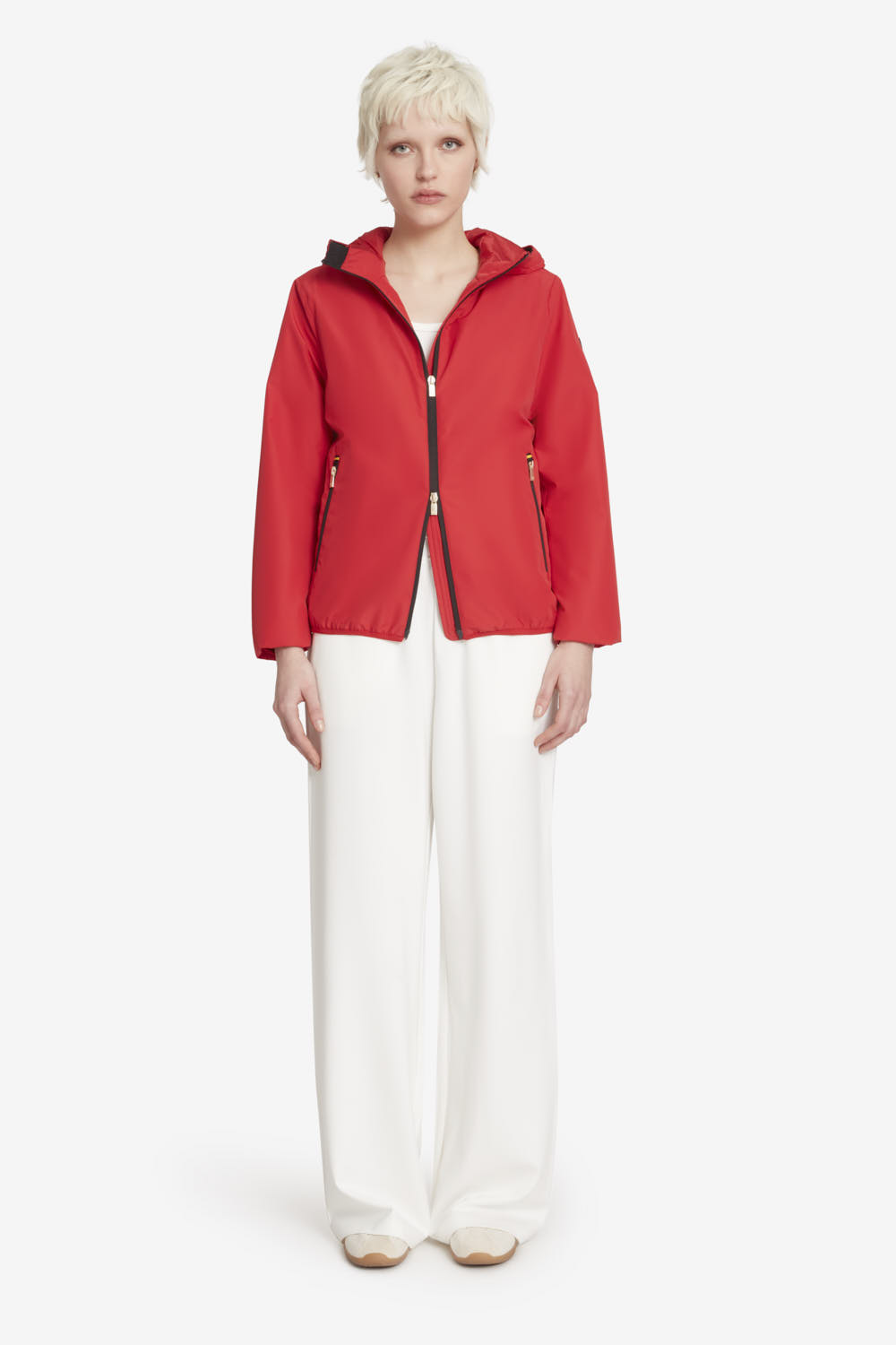 ciesse-liana-bergangsjacke-damen-rot-kapuze-dwr-40g image 1
