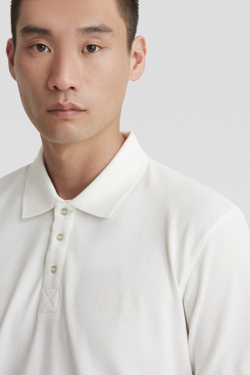 ciesse-outdoor-polo-jersey-stretch-weiss-aus-baumwolle image 3