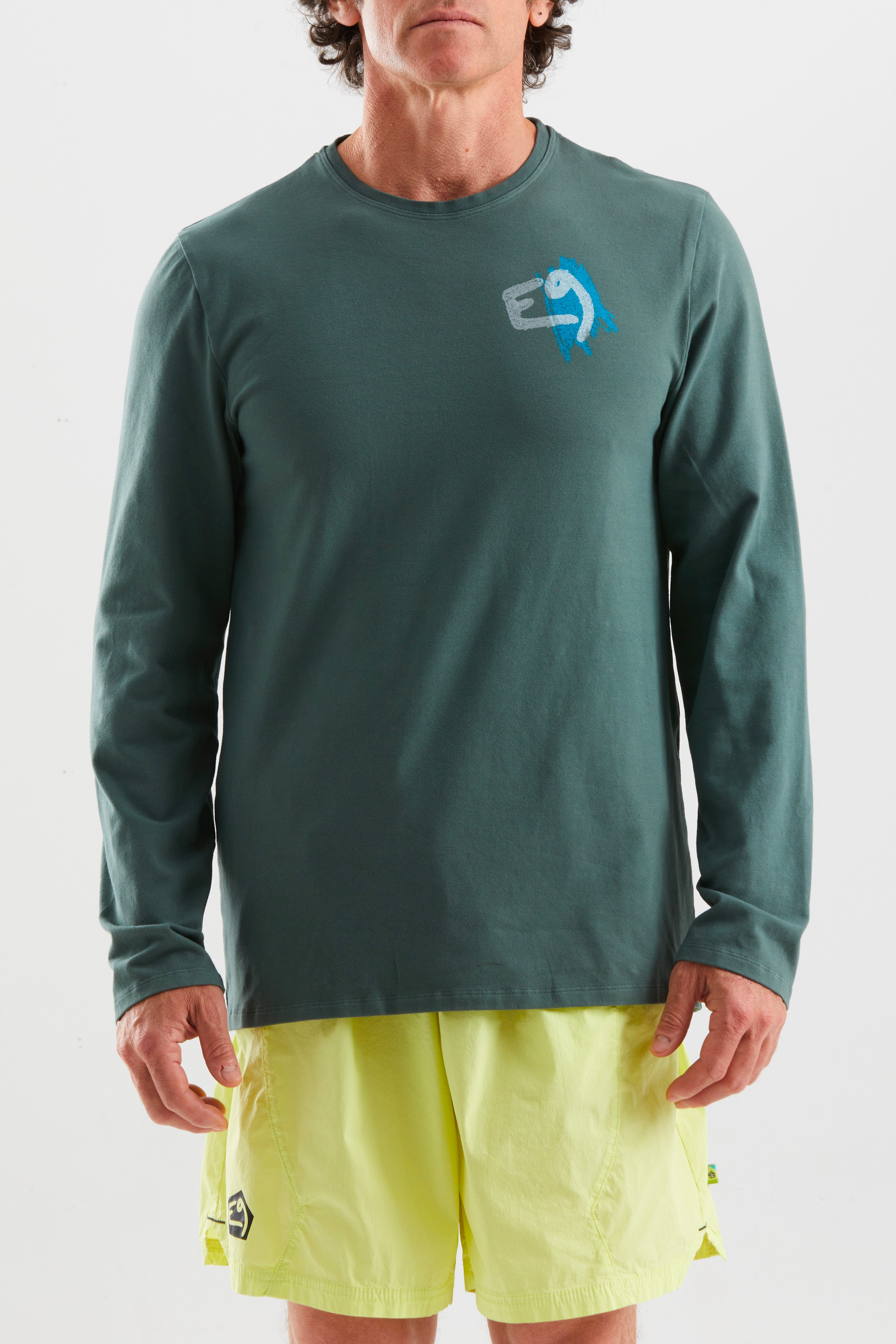 e9-flic-langarmshirt-bio-caramel-s-regular-fit image 2