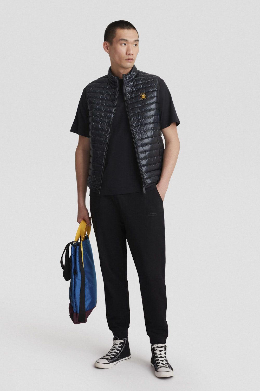 ciesse-daunenweste-steppweste-schwarz-nylon-herren image 2