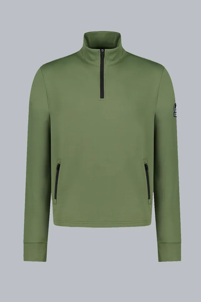 ciesse-jandry-felpe-midlayer-gr-n-mit-3-4-zip image 1