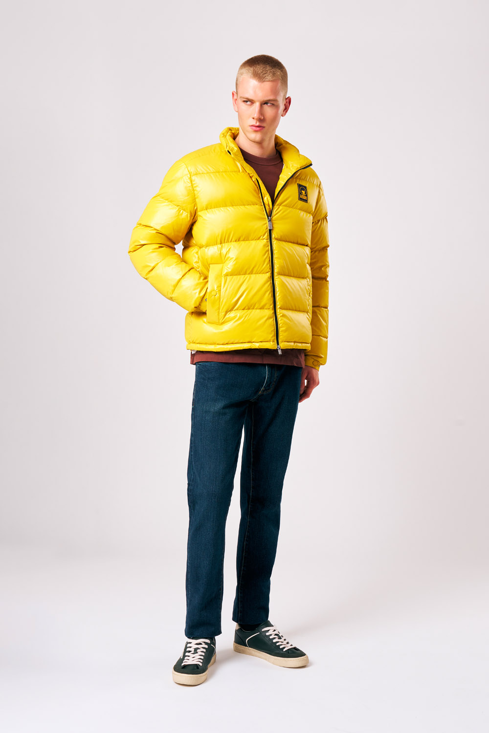 ciesse-outdoor-piumini-omar-daunenjacke-herren-gelb-echte-daunen image 1
