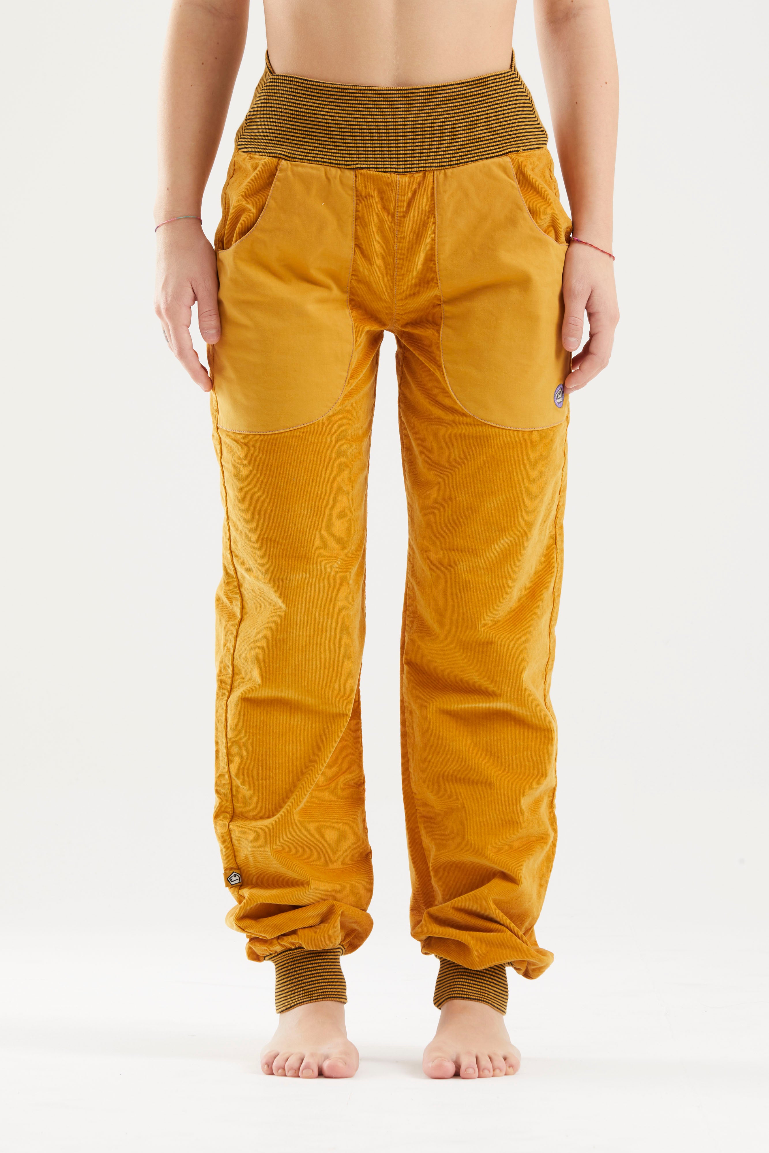 e9-iuppi-kletterhose-curry-cord-relaxed-fit image 2