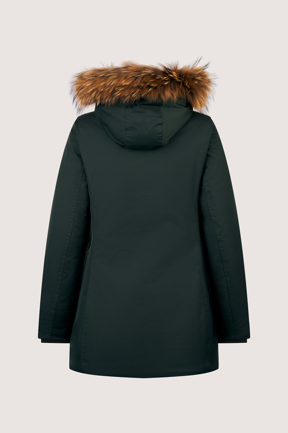 ciesse-luana-parka-damen-gr-n-kapuze-kunstfell-winterparka image 6