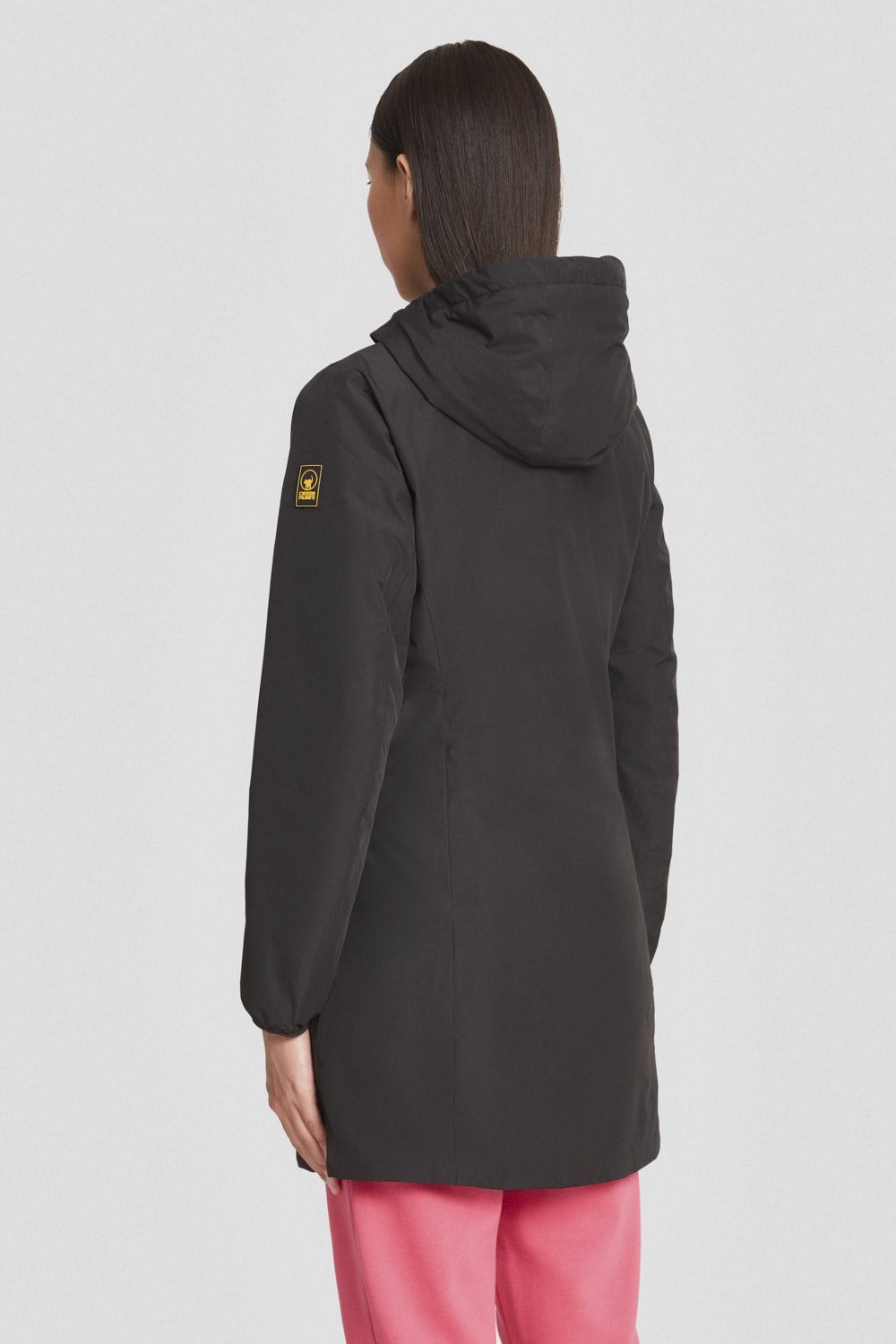 ciesse-outdoor-winterjacke-lang-schwarz-kapuze-dwr-2 image 4