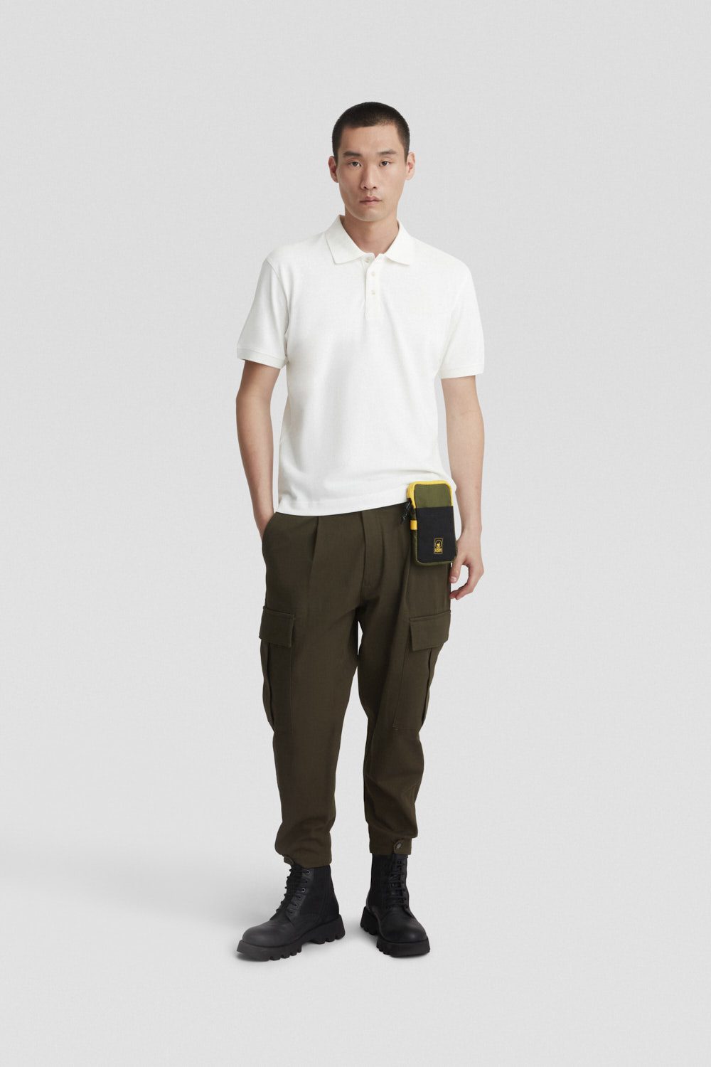 ciesse-outdoor-polo-jersey-stretch-weiss-aus-baumwolle image 1