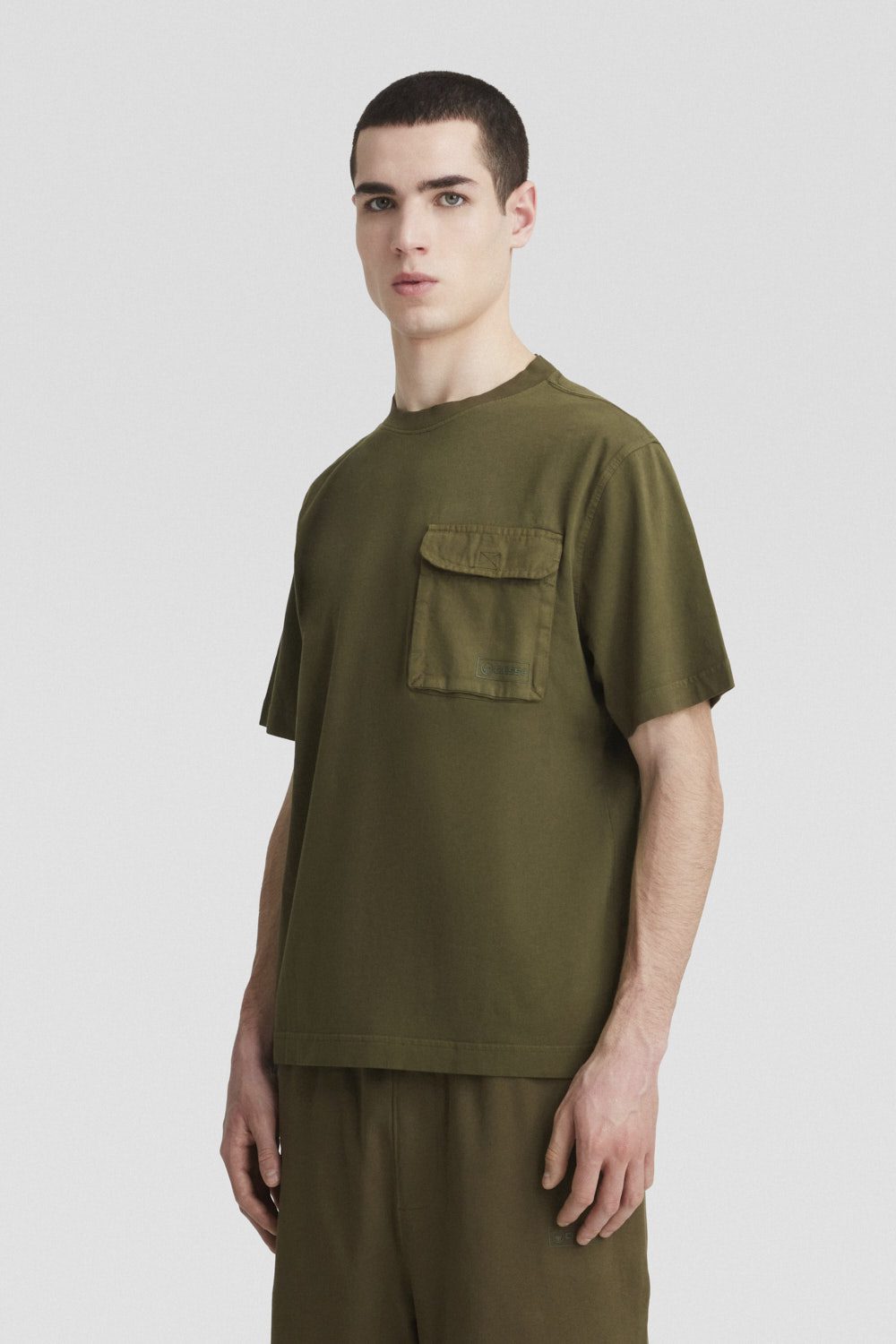 ciesse-outdoor-t-shirt-herren-gr-n-brusttasche image 2